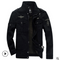 Chaqueta Militar Táctica de Algodón para Hombre - Talla Grande Estilo Casual Europeo