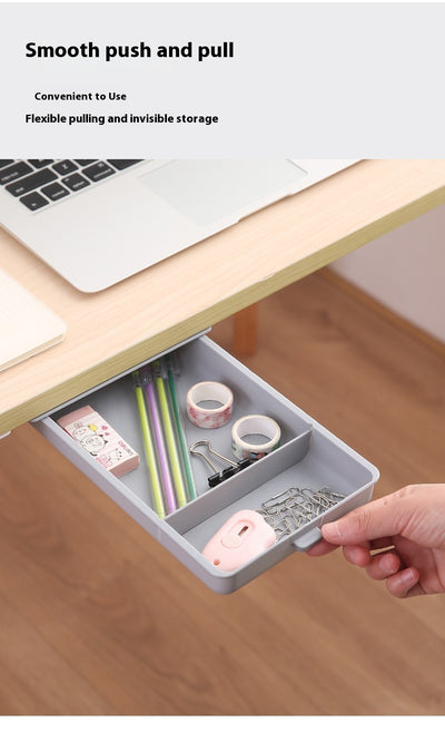 Cajón Organizador Adhesivo Oculto para Bajo Escritorio - Image 15