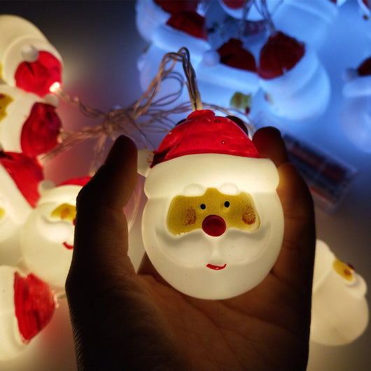 Guirnalda Navideña Papá Noel y Muñeco de Nieve - Decoración Festiva para Jardín - Image 5