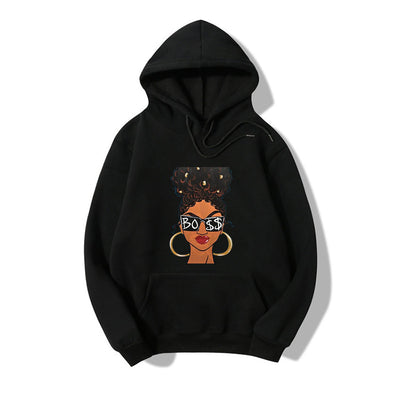 Suéter Estampado de Cuello Redondo con Forro Polar de Manga Larga - Image 8