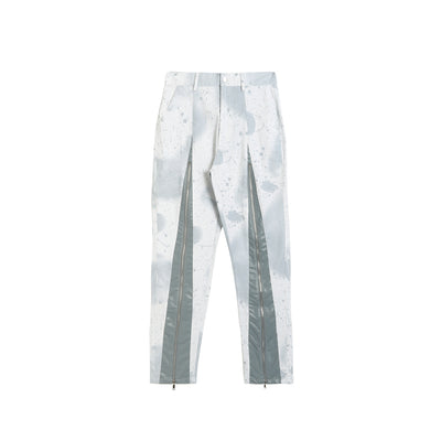 Pantalón Recto Cintura Alta Pierna Ancha para Mujer