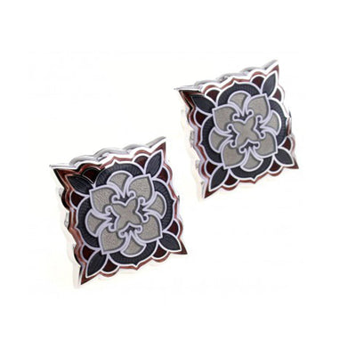 Gemelos Elegantes Gris con Patrón Versátil - Image 5