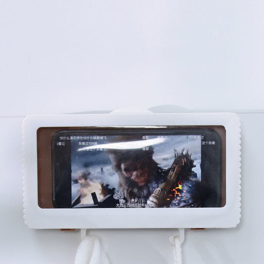 Soporte Impermeable para Teléfono de Baño con Almacenamiento sin Perforación - Image 2