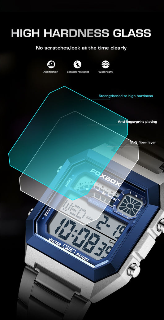 Reloj Deportivo Cuadrado Resistente al Agua para Hombre y Mujer - Image 13