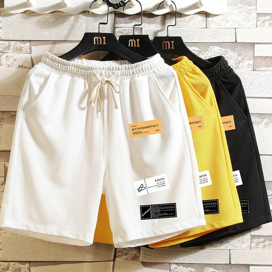 Pantalones Cortos de Seda de Hielo para Hombre - Colección Verano