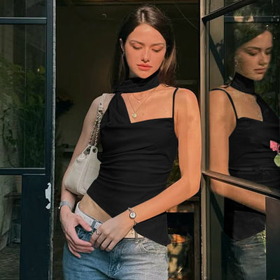 Blusa Camisola Asimétrica de Tirante Único - Diseño Fluido y Elegante - Image 27