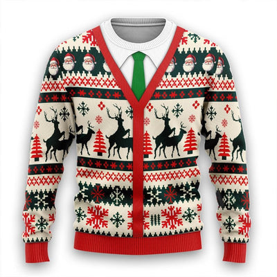 Suéter Navideño 3D para Hombre con Estampado Festivo - Image 12