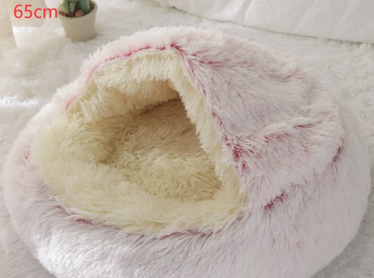 Cama 2 en 1 para Perros y Gatos - Cama Cálida de Felpa Suave Tipo Casa - Image 94