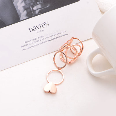 Pulsera Anillo de Corazón 2 en 1 para Mujer - Image 9