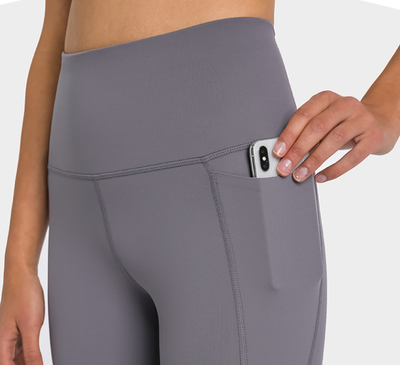 Pantalones de Yoga de Secado Rápido con Tela Cepillada - Image 14
