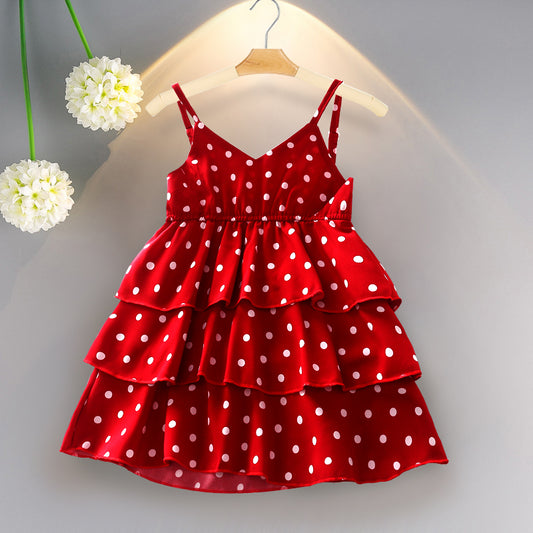 Vestido Princesa Coreano de Gasa para Bebé Niña