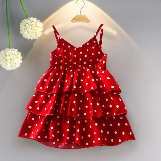 Vestido Princesa Coreano de Gasa para Bebé Niña