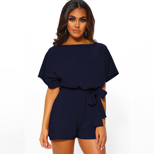 Jumpsuit Corto de Moda Estival - Diseño Moderno y Versátil