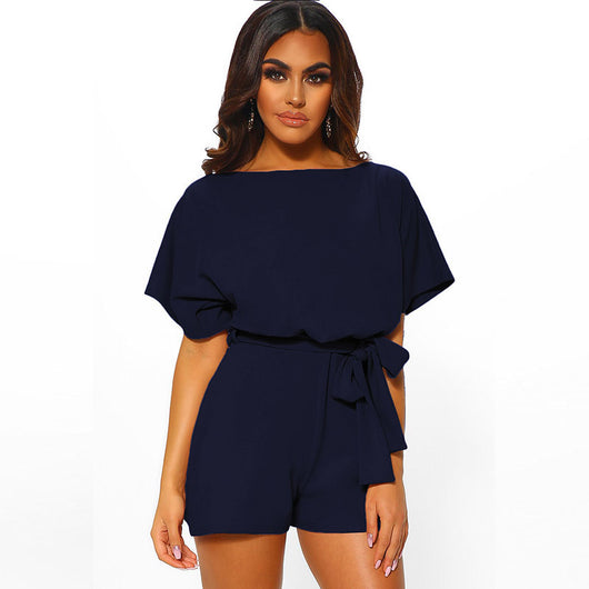 Jumpsuit Corto de Moda Estival - Diseño Moderno y Versátil