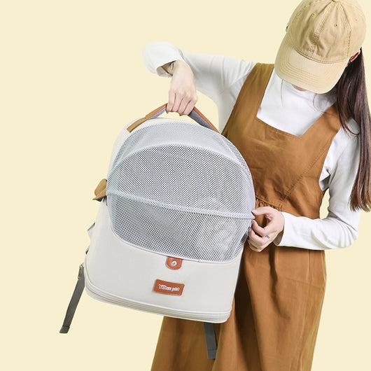 Mochila Transportadora Respirable para Gatos de Gran Capacidad Expandible - Image 9