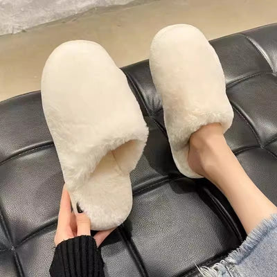 Pantuflas Térmicas de Algodón con Suela Antideslizante para Mujer - Image 4
