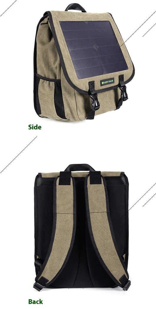 Mochila para Laptop Solar con Gran Capacidad Resistente para Aventuras - Image 9