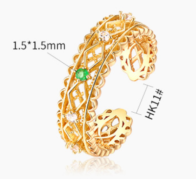 Anillo Hueco Retro Personalizado para Dedo Índice - Image 6