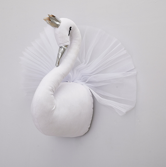 Cabeza de Cisne Decorativa con Corona - Adorno de Pared - Image 14