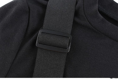 Blusa Corta para Mujer con Botones Triangulares Decorativos - Image 15