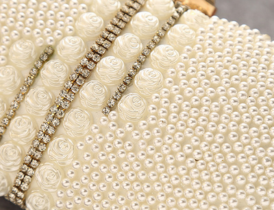 Bolso de Noche Elegante con Cuentas y Cierre Seguro - Image 14