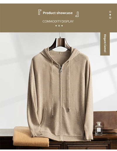 Cardigan de Cachemira para Hombre con Cierre - Suéter Tejido Premium - Image 16