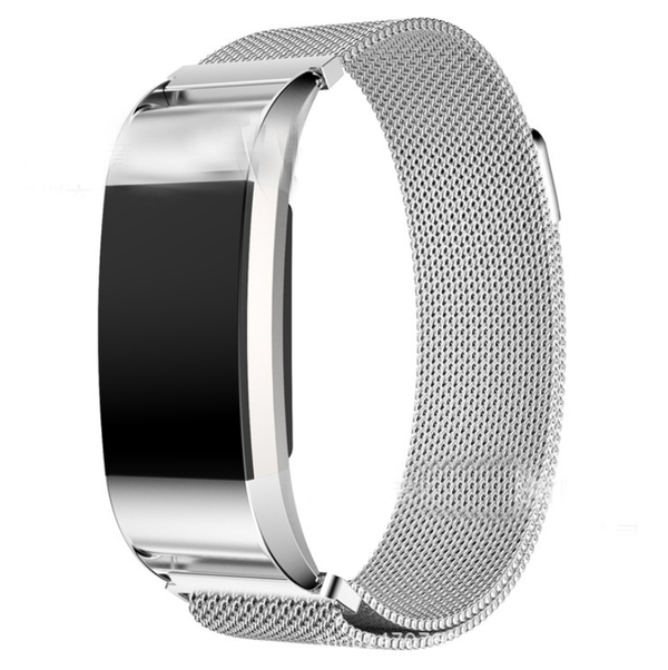 Correa Milanesa de Acero Inoxidable Coloreada para Fitbit Charge 2