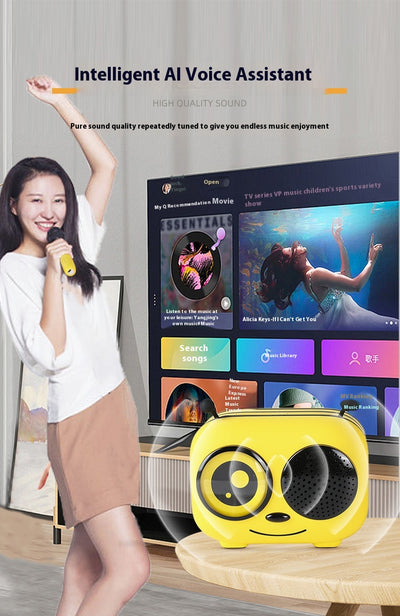 Micrófono Karaoke Inalámbrico con Parlante Bluetooth Integrado Home Bee - Image 7