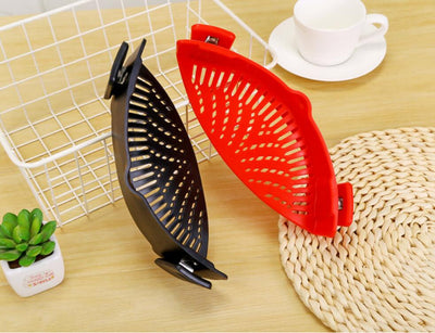 Colador Silicona Clip Universal - Escurridor Multiuso para Ollas y Sartenes - Image 8