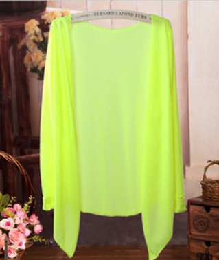 Cardigan Transparente Protección Solar Coreano - Blusa Ligera Playa Mujer - Image 6