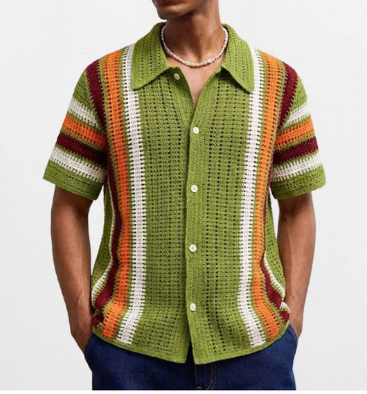 Suéter de Punto Calado Europeo para Hombre - Image 9