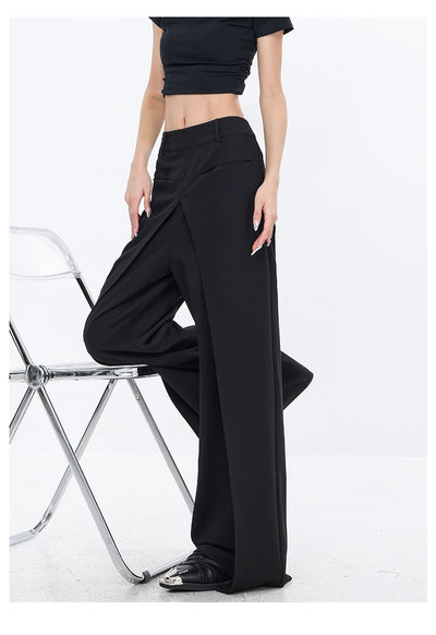 Pantalones Sueltos Negros Casuales para Mujer - Corte Recto - Image 22