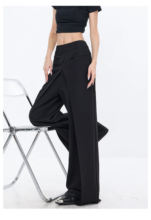 Pantalones Sueltos Negros Casuales para Mujer - Corte Recto - Image 22