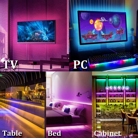 Barra de Luz LED WiFi Bluetooth 12V - Atmósfera RGB para Interiores