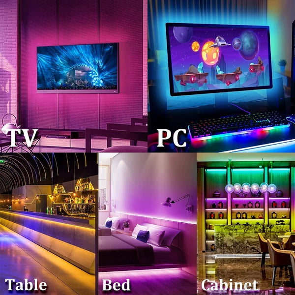 Barra de Luz LED WiFi Bluetooth 12V - Atmósfera RGB para Interiores