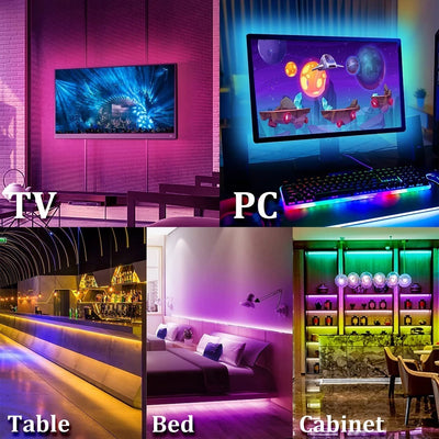 Barra de Luz LED WiFi Bluetooth 12V - Atmósfera RGB para Interiores