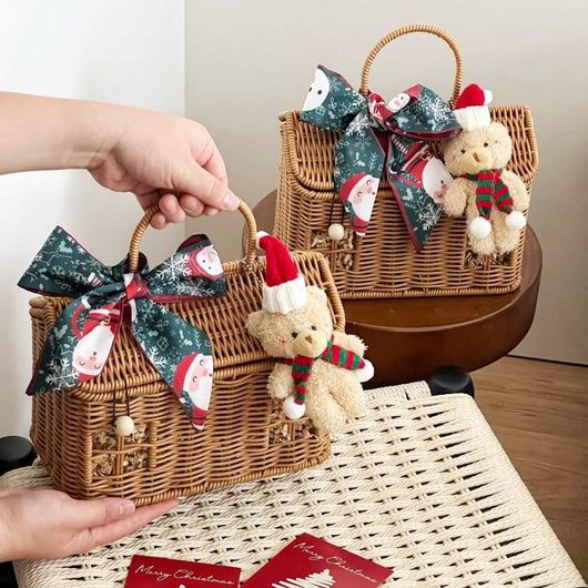 Caja Decorativa Portátil para Regalos Navideños - Image 6