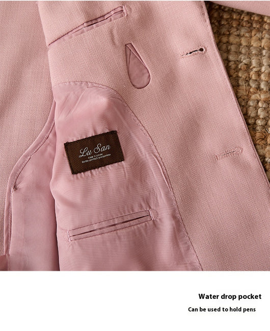 Blazer de Lino Natural Semiforro Respirable y Ligero - Image 11