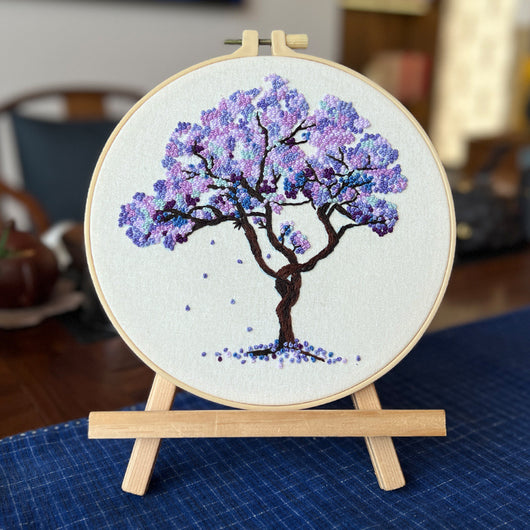 Kit de Bordado Principiante con Árbol Colgante - Pintura Textil - Image 8