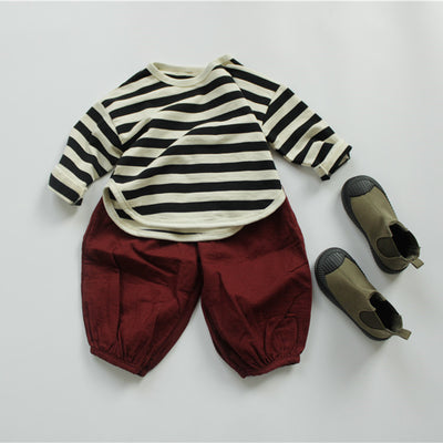 Suéter Infantil a Rayas Holgado y Cómodo - Image 15