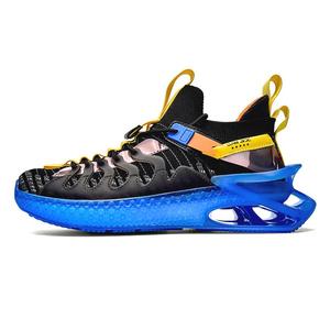 Zapatos Deportivos Tejido Volador Blanco - Tenis Casuales Modernos Talla Grande Hombre - Image 8