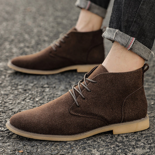 Zapatos y Botas de Negocios Retro Británico para Hombre - Image 7