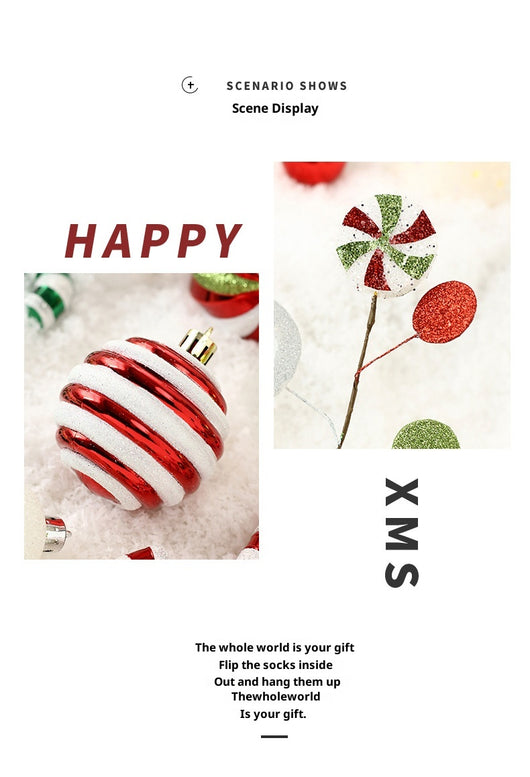 Juego de Adornos Navideños Pintados a Mano - Image 15
