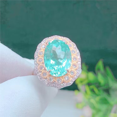 Anillo de Plata con Topacio Azul Incrustado - Image 10