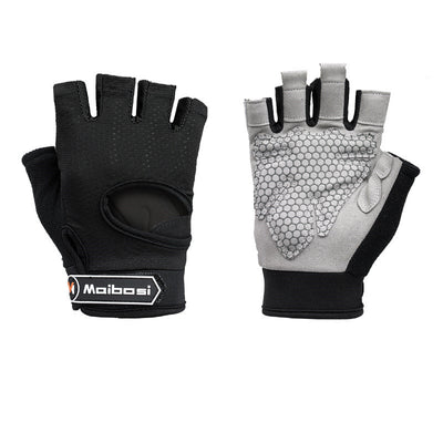 Guantes Deportivos Medio Dedo para Levantamiento de Pesas - Image 6