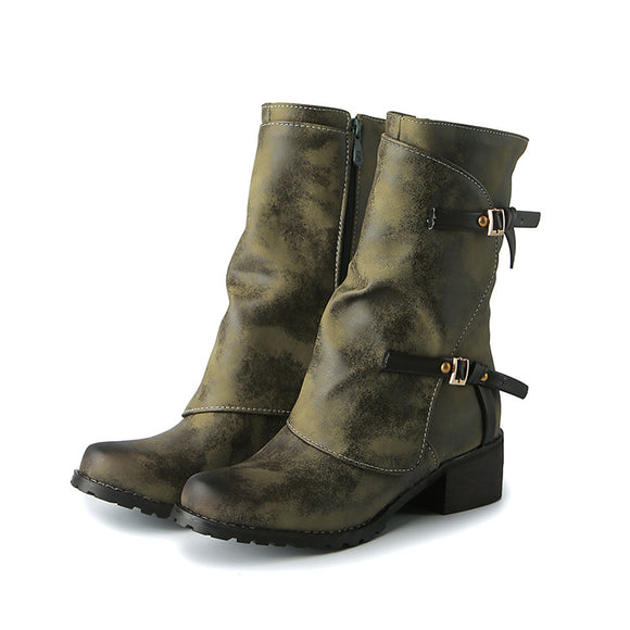 Botas Martin con Hebilla Británica de Impacto