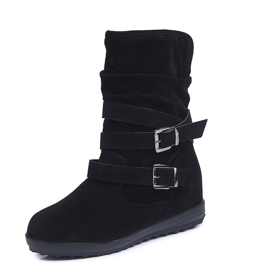 Botas de Algodón Forradas en Fleece con Doble Hebilla - Image 10