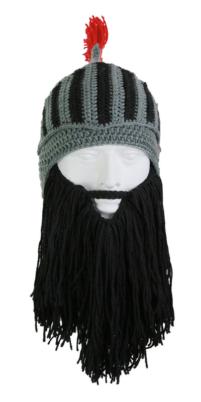 Sombrero Caballero Romano Rojo con Bigote para Adultos - Image 11