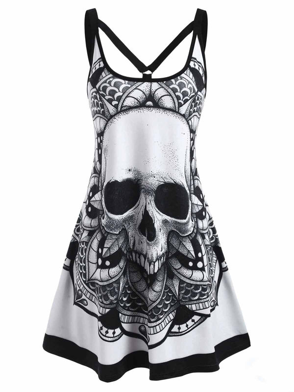 Vestido Sin Mangas Estampado Halloween - Image 5