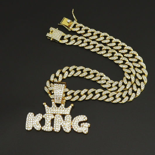 Collar de Moda para Hombre con Dije de Diamante en Aleación - Image 14